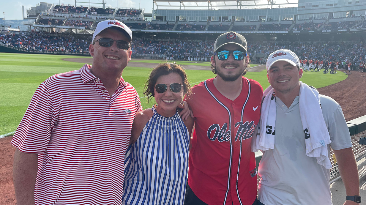Todd Sandroni at the College World Series