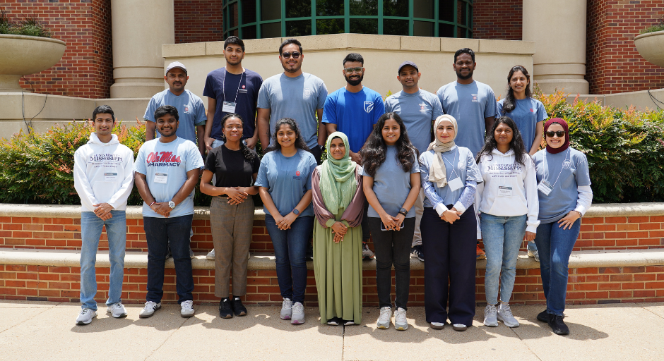 Graduate students from the department of Pharmaceutics and Drug Delivery