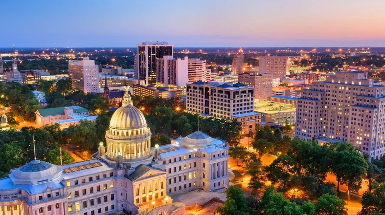 Jackson Mississippi Skyline