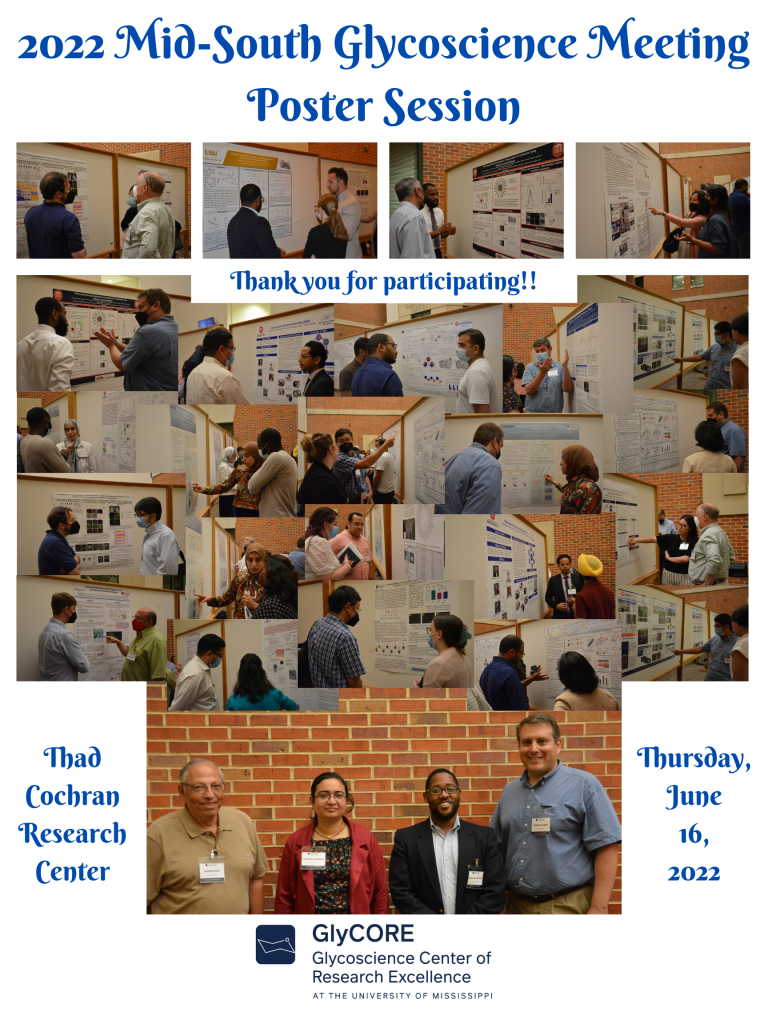 Images from 2022 Mid-South Glycoscience Poster Session