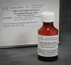 CBD extract at the National Center for Natural Products Research