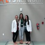 Alexandria Gochenauer, Mary O’Keefe and Emily Lewis at SPCC.
