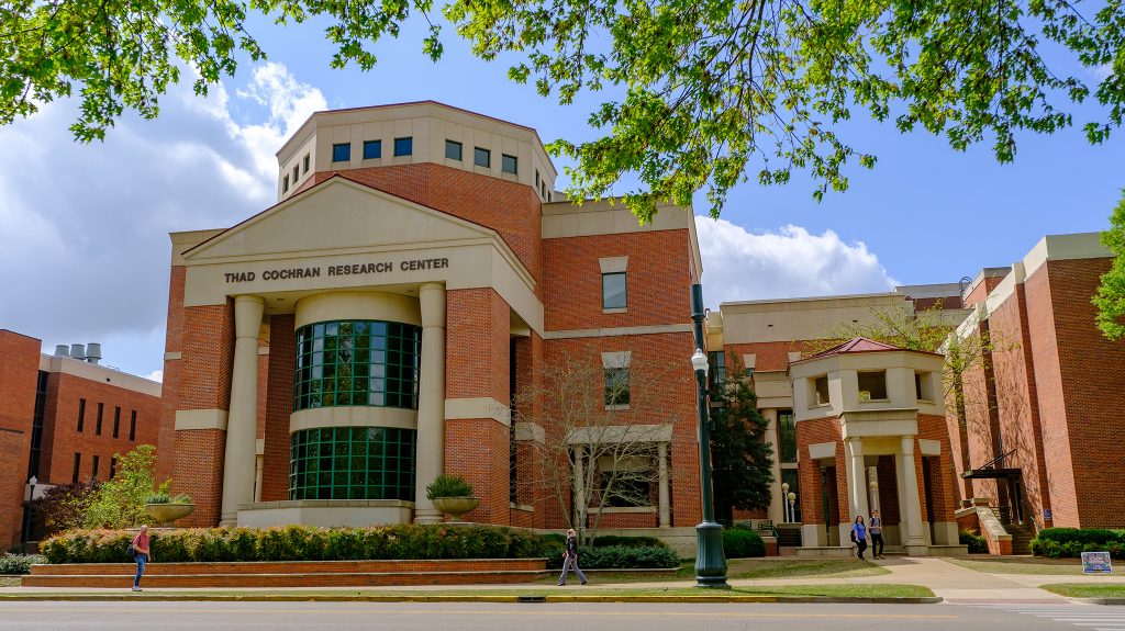 Exterior of Thad Cochran Research Center